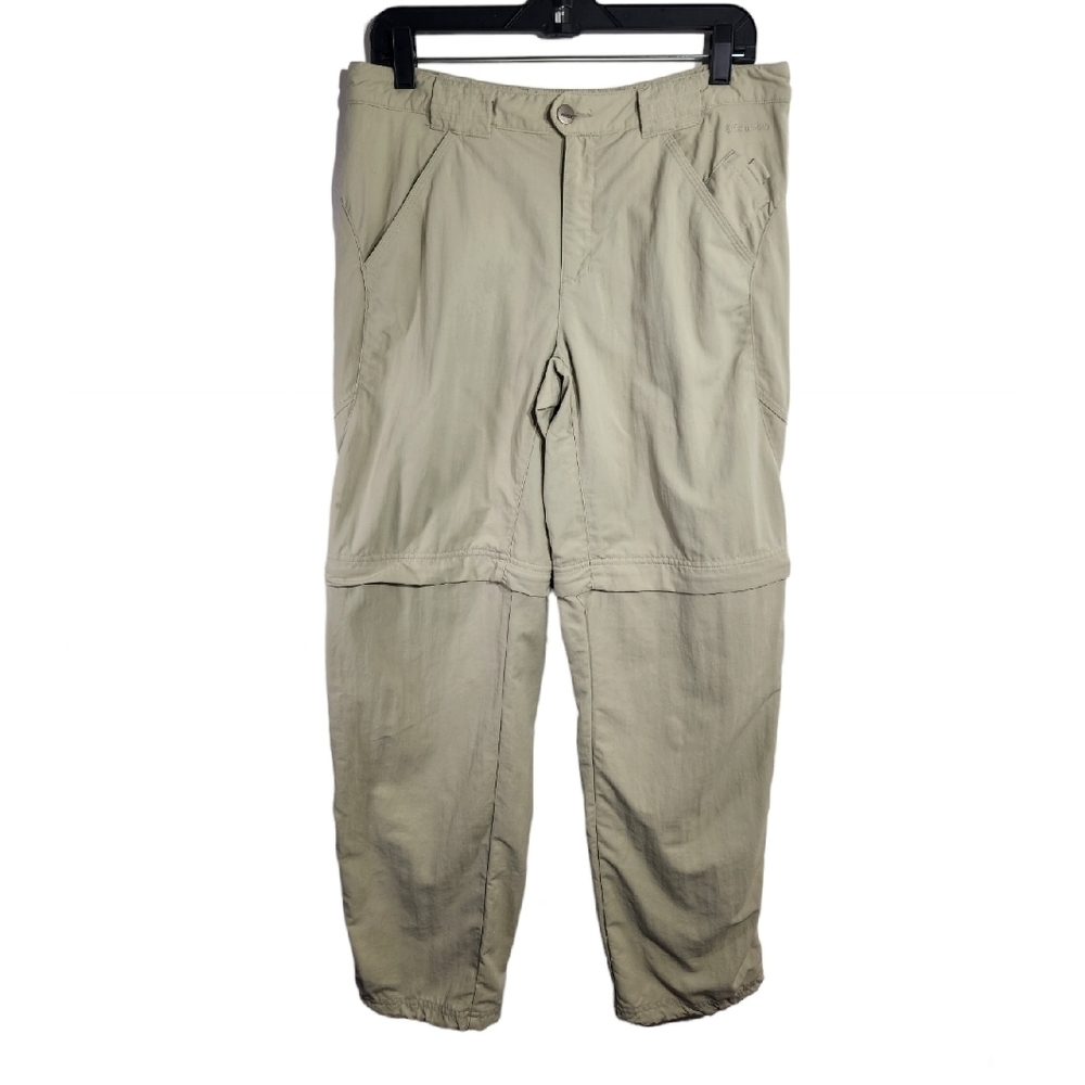Columbia Titanium Convertible Pants Shorts Womens 8 Khaki Hiking